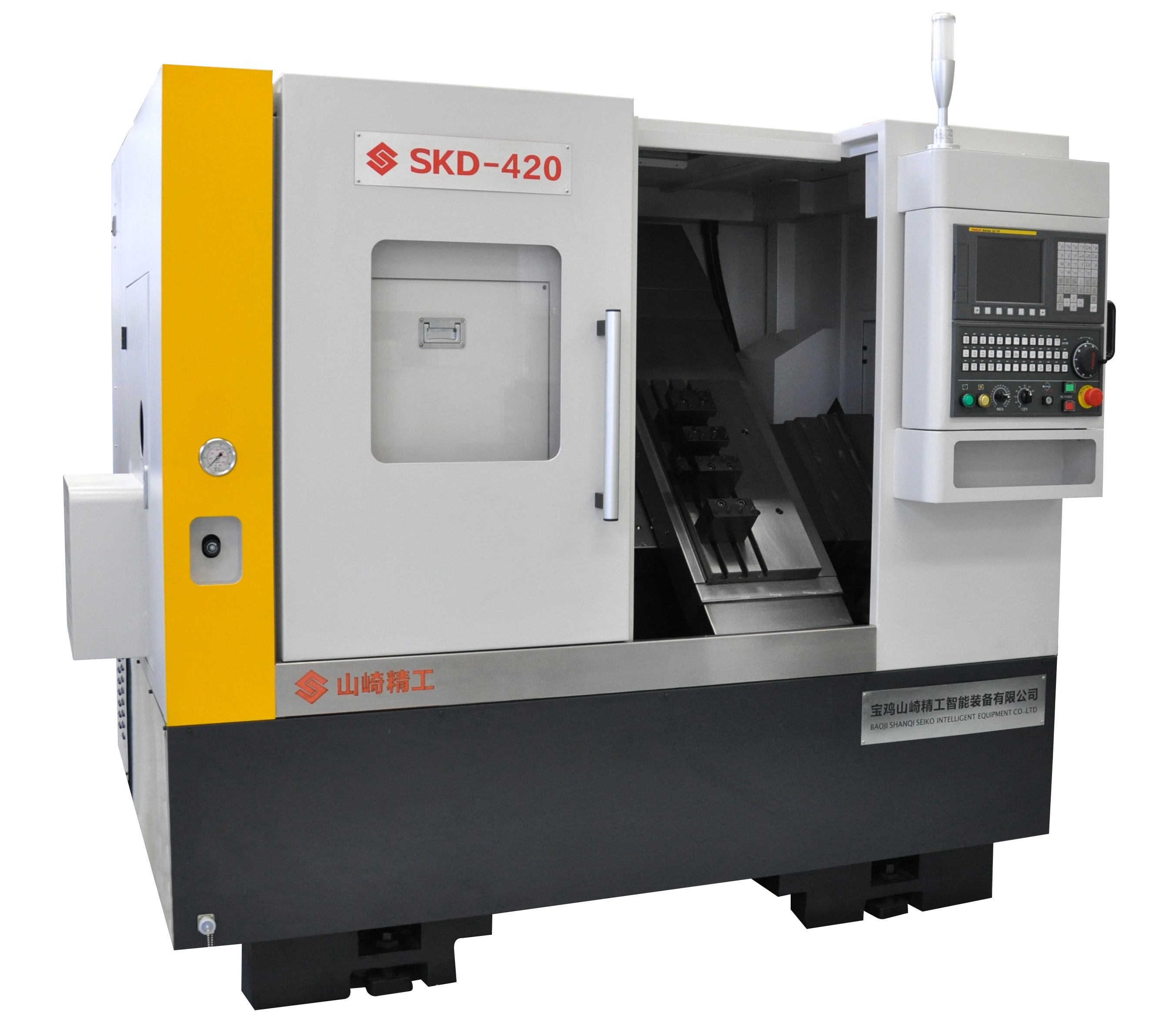 高精度斜床身數(shù)控車(chē)床 Slant bed cnc lathe